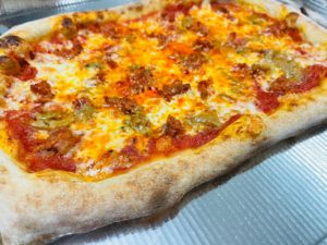 Pizza e pinsa del Ristorante La Pergamena