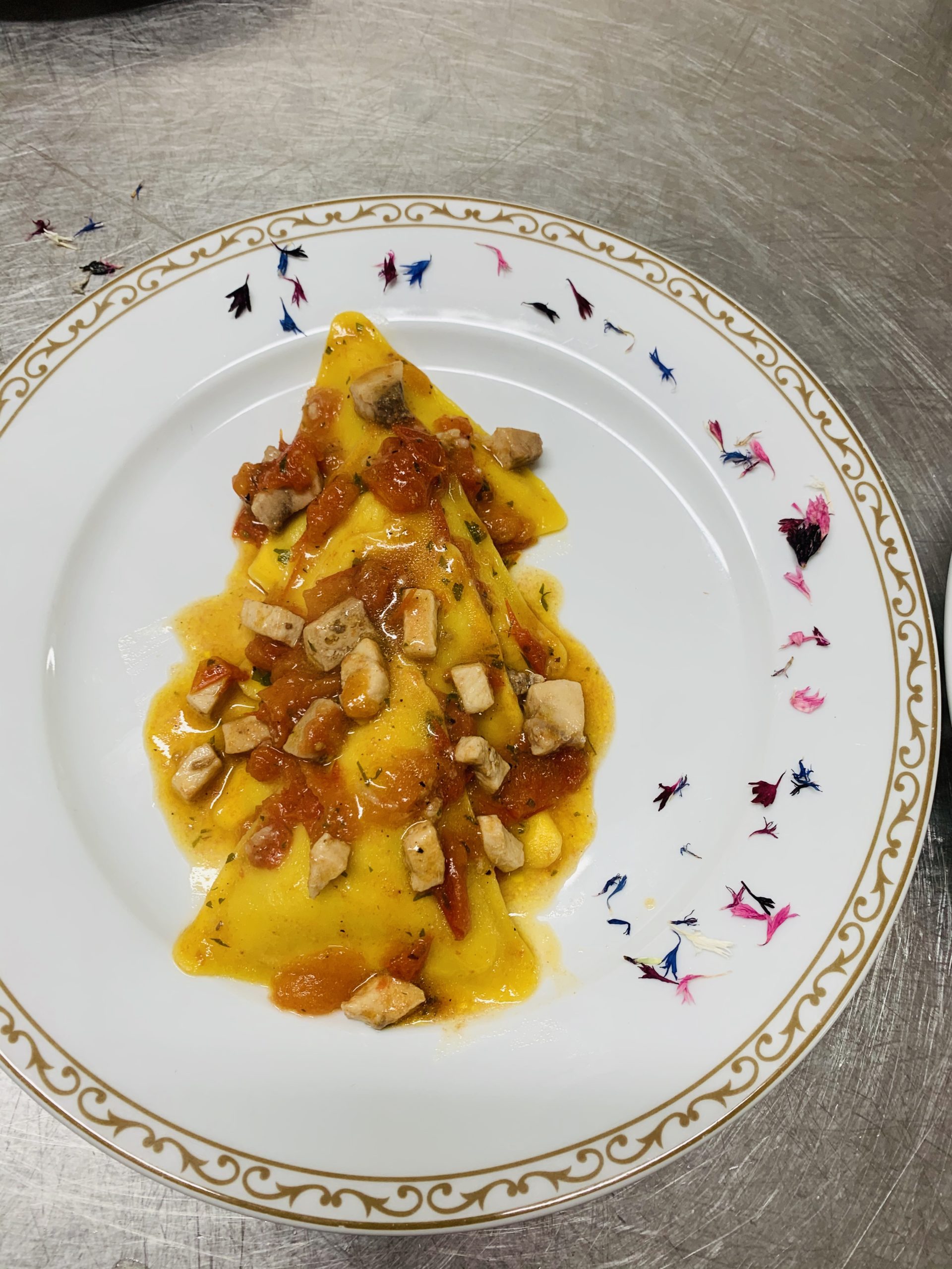 Primi piatti raffinati del Ristorante La Pergamena