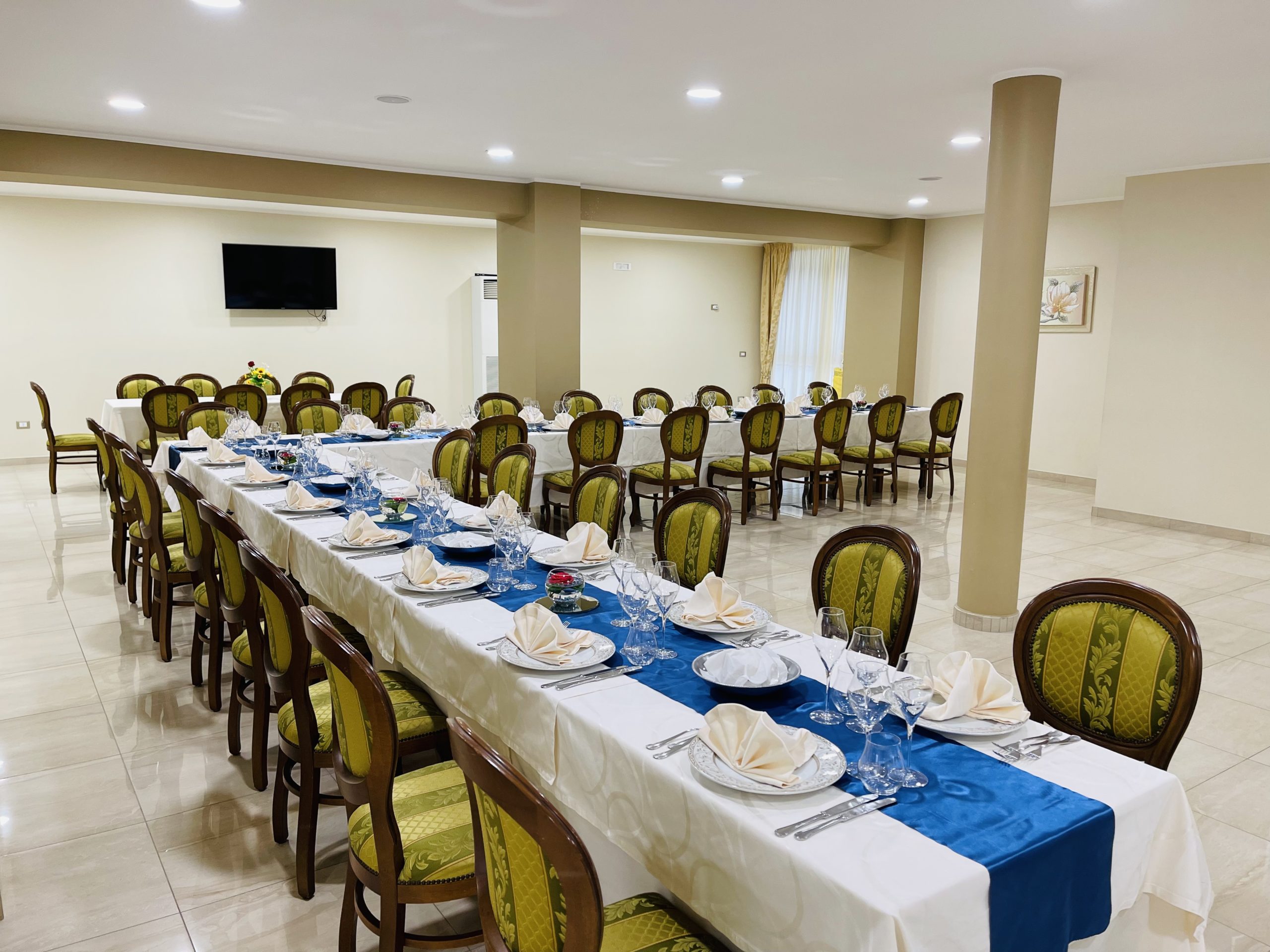 Sala eventi del Ristorante La Pergamena